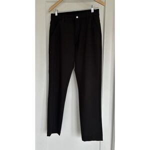 Bylt Pants Men Size 30x30 Black Kinetic Pant Slim Stretch Versatile Quick Dry